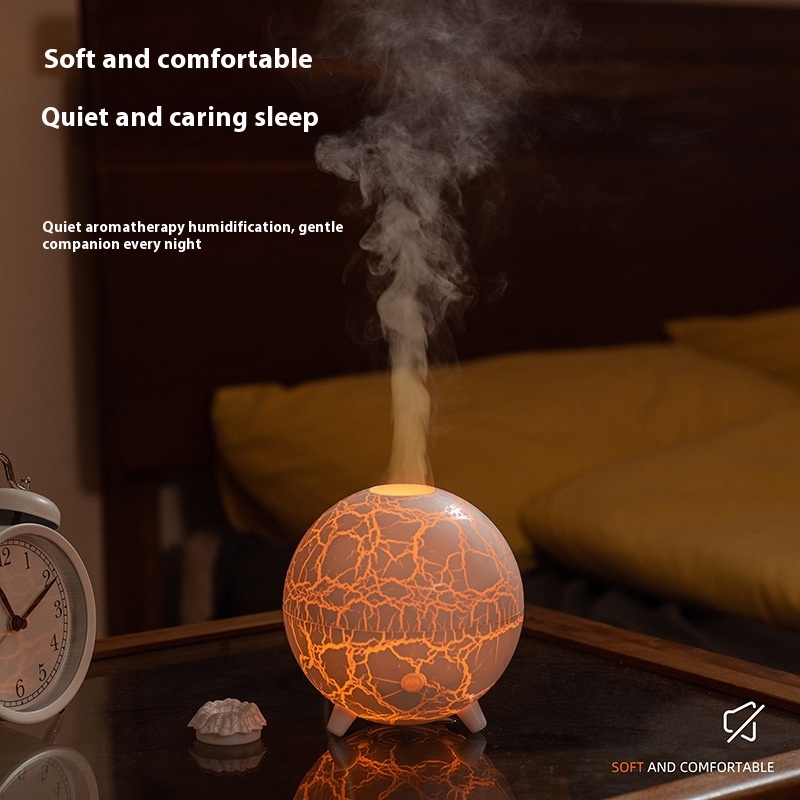 Creative Planet Colorful Atmosphere Lamp USB Humidifier 200ML Water Tank Can Add Essential Oil Household Mini Aroma Diffuser - Image 5
