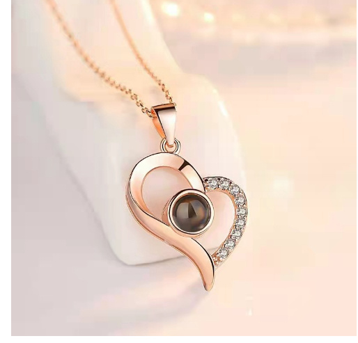 Valentines Day Gift Soap Rose Gift Box Crystal Pendant Necklace Eternal Flower Jewelry Box Set Wedding Birthday Gift For Girlfriend - Image 7