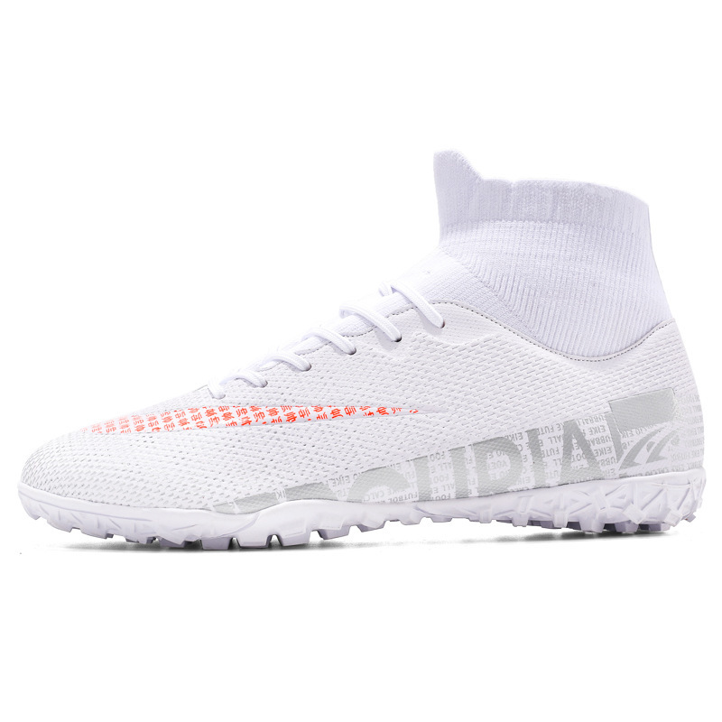Men's Plus Size Soccer Shoes High Top AG Spikes - Image 2