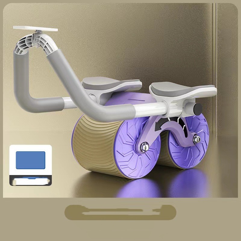 Abdominal Wheel Automatic Rebound AB Roller Abdominal Wheel Elbow Support Men And Women Belly Slimming Belly Fitness Equipment - Image 5