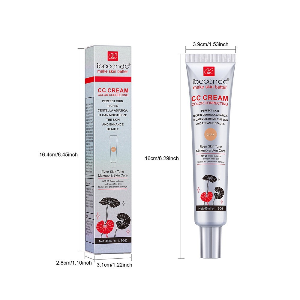 Moisturizing Correcting CC Cream Waterproof Anti-sweat Makeup Before Concealer Lasting Women Makeup Protect Skin Erborian Make - Image 4