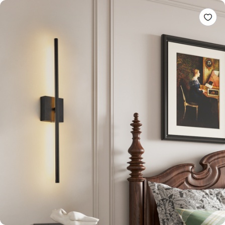 28 2-Pack Modern LED Wall Sconce, Minimalist Indoor Wall Light Fixtures, Black Matte Finish For Living Room, Bedroom, Hallway, Hotel, And Home Decor - Image 5