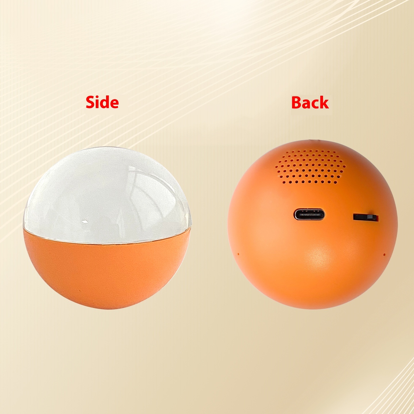 Fashionable And Personalized Electronic Ball Video Player 3D Video Crystal Ball DIY Memory Art Glass Ball Lamp Spherical Pixel Display 2.7inchs Screen 4GB Videos Player For Gift - Image 3
