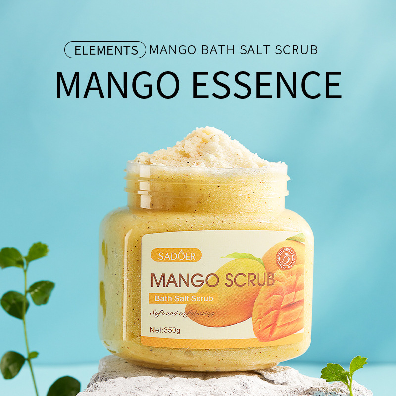 Fruit Bath Salt Scrub Cream Exfoliating Body Care - Image 2