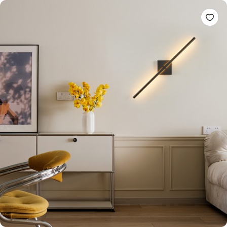 28 2-Pack Modern LED Wall Sconce, Minimalist Indoor Wall Light Fixtures, Black Matte Finish For Living Room, Bedroom, Hallway, Hotel, And Home Decor - Image 2