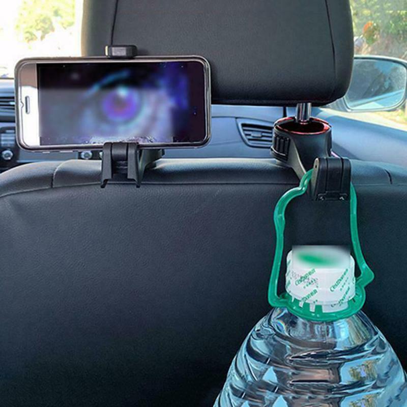 Car Headrest Hook Phone Car Holder Car Hanger For A4 B6 Seat Back Hanger Storage Hook Phone Holder Auto Fastener Clip - Image 6