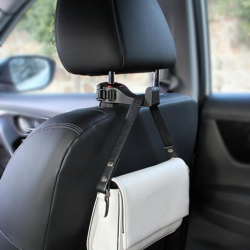 Car Headrest Hook Phone Car Holder Car Hanger For A4 B6 Seat Back Hanger Storage Hook Phone Holder Auto Fastener Clip - Image 5
